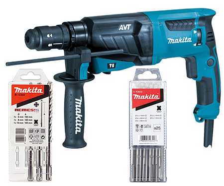 Перфоратор MAKITA SET-HR2631F-0726