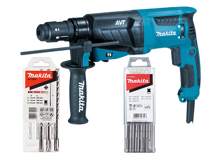 Перфоратор MAKITA SET-HR2631F-0726