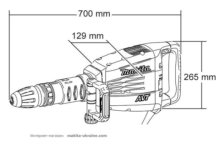 Отбойный молоток MAKITA HM1214C
