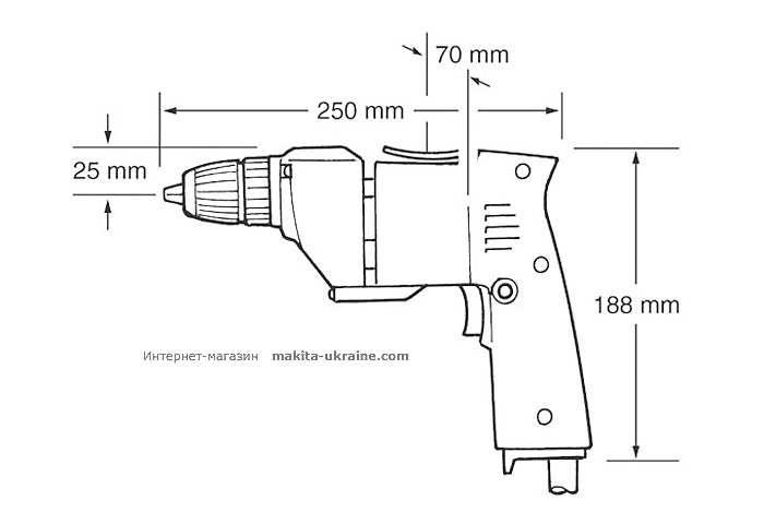 Дрель-шуруповерт MAKITA 6510LVR