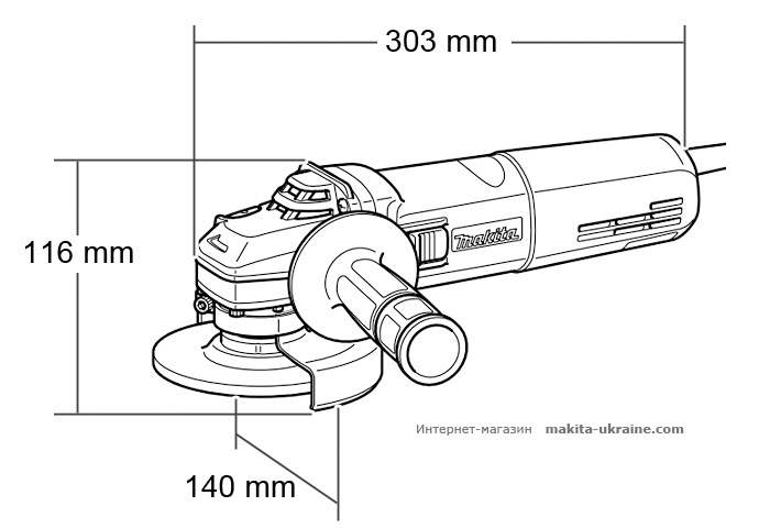Болгарка MAKITA GA5040C