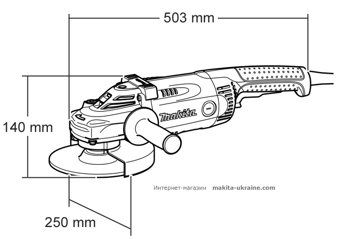 Болгарка MAKITA GA9040RF01