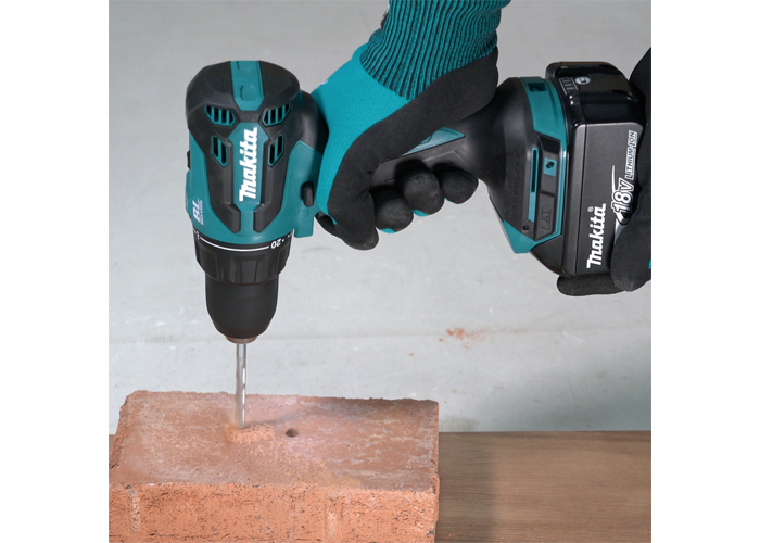 Акумуляторний ударний дриль-шурупокрут MAKITA DHP490WVE