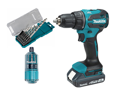 Аккумуляторный шуруповерт MAKITA SET-DDF490WV-0526