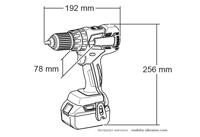 Аккумуляторный ударный шуруповерт MAKITA BHP459Z