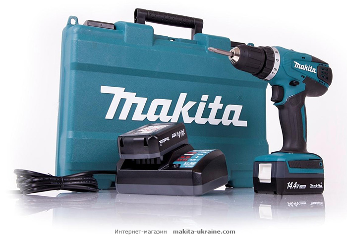 Аккумуляторная дрель-шуруповерт MAKITA DF347DWE