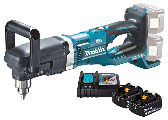 Аккумуляторная угловая дрель MAKITA SET-DDA460ZK-0526
