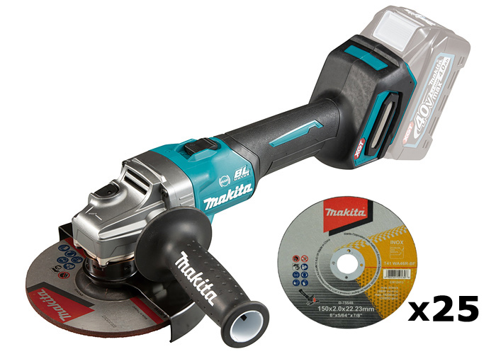 Аккумуляторная болгарка MAKITA SET-GA035GZ-1025