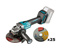 Аккумуляторная болгарка MAKITA SET-GA035GZ-1025
