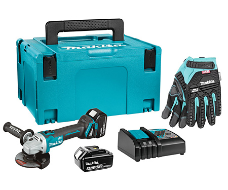 Аккумуляторная болгарка MAKITA SET-DGA504RTJ-0226