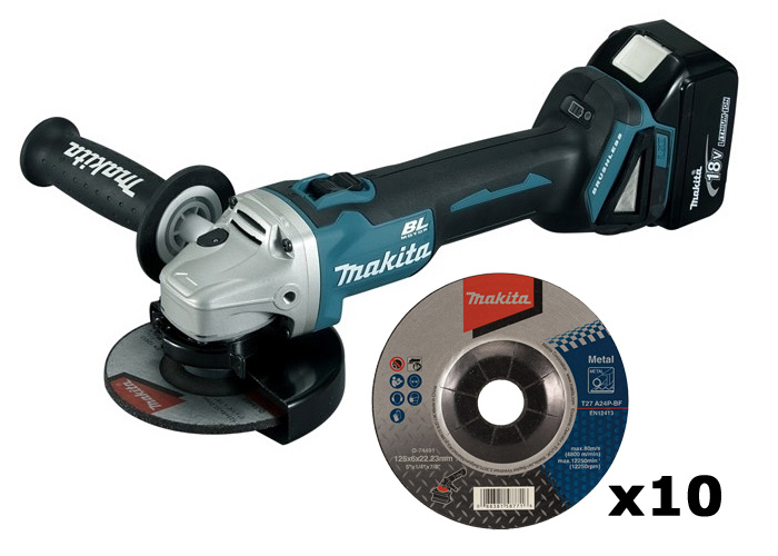 Акумуляторна болгарка MAKITA SET-DGA511Z-0726