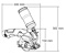 Аккумуляторная дисковая пила MAKITA CC300DWMR051