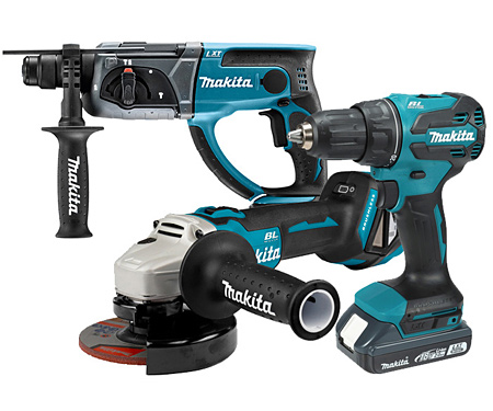 Набір інструментів MAKITA SET-DGA511Z-1125