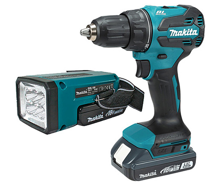 Набір інструментів MAKITA SET-DDF490WVE-0726