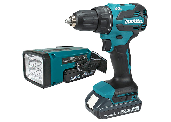 Набір інструментів MAKITA SET-DDF490WVE-0726