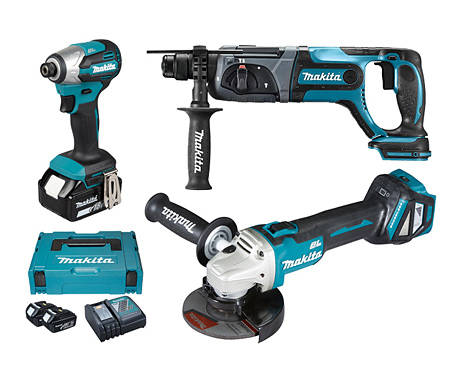 Набір інструментів MAKITA SET-DGA511Z-0826