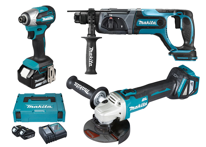 Набір інструментів MAKITA SET-DGA511Z-0826