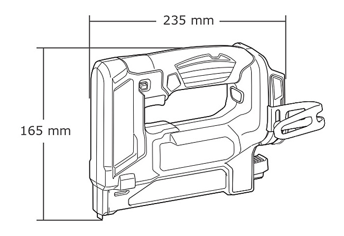 Аккумуляторный степлер MAKITA DST112Z