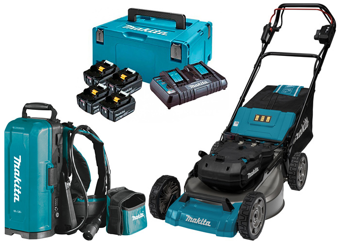 Акумуляторна газонокосарка MAKITA SET-LM001CZ-0725