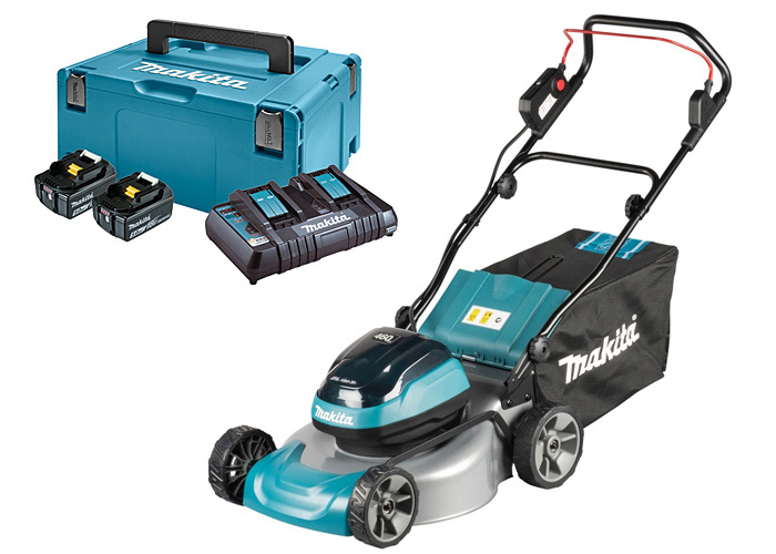 Аккумуляторная газонокосилка MAKITA SET-DLM466Z-0226