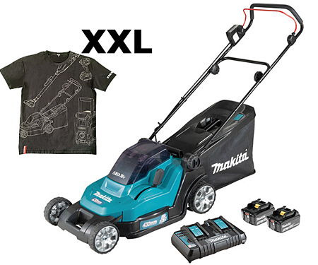 Аккумуляторная газонокосилка MAKITA SET-DLM432PT2-XXL-0526