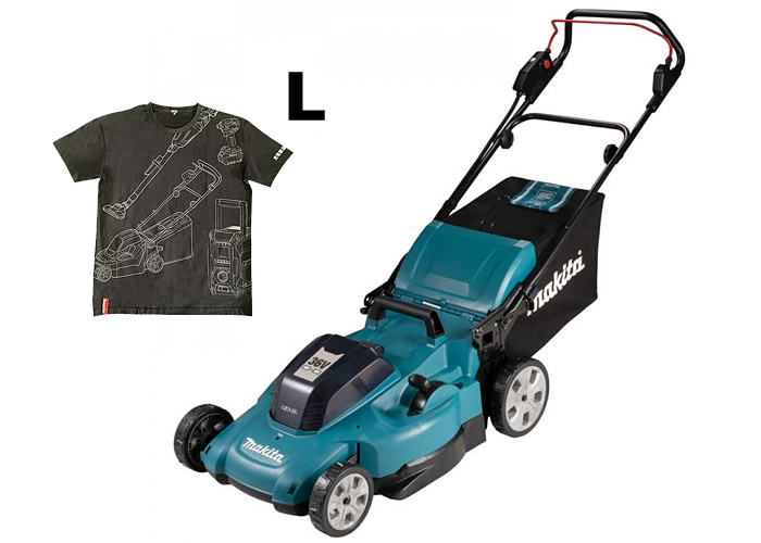 Аккумуляторная газонокосилка MAKITA SET-DLM538CT2-L-0526