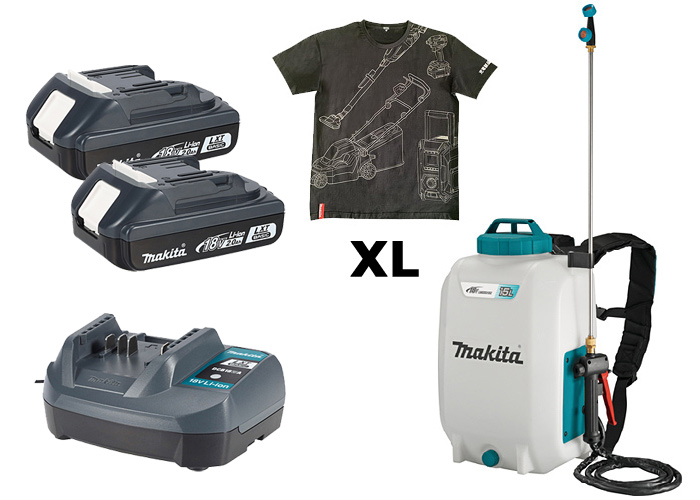 Аккумуляторный опрыскиватель MAKITA SET-DUS158Z-XL-0726