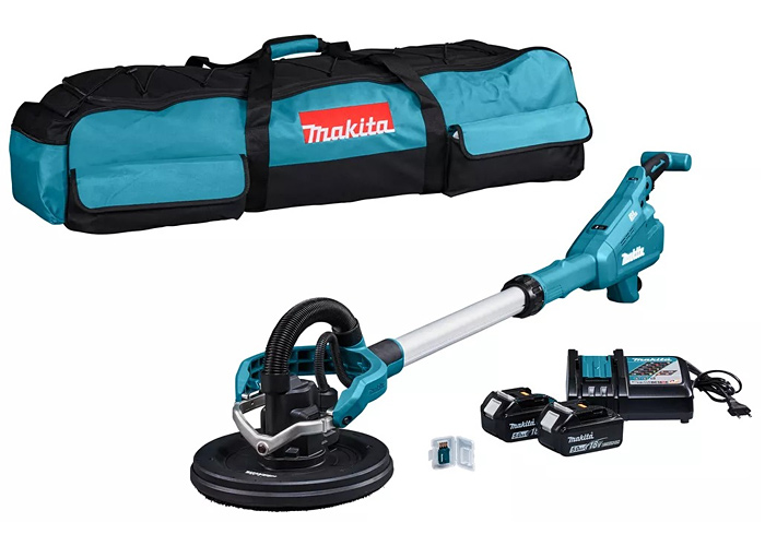 Аккумуляторная шлифмашина для стен MAKITA DSL801RTEU