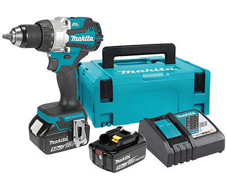 Аккумуляторная дрель-шуруповерт MAKITA DDF489RTJ