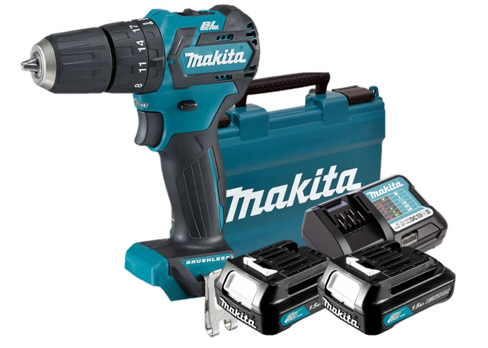 Аккумуляторная ударная дрель-шуруповерт MAKITA HP332DWYE