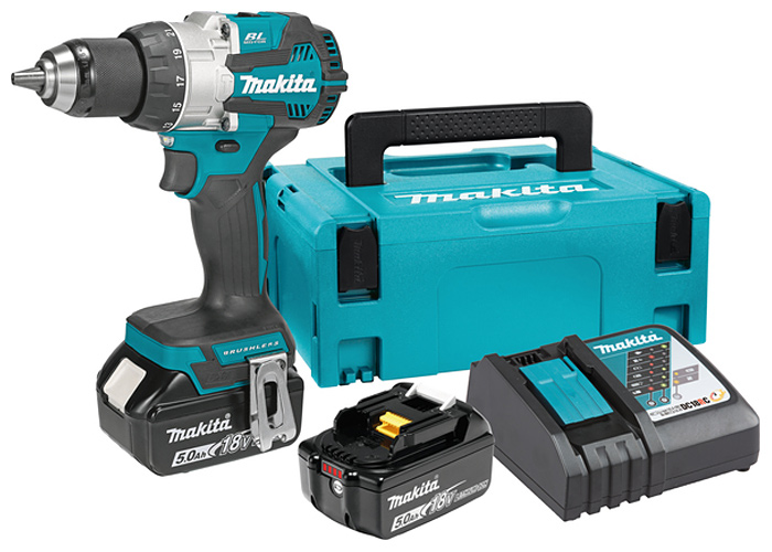 Аккумуляторная ударная дрель-шуруповерт MAKITA DHP489RTJ