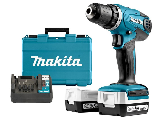 Аккумуляторная ударная дрель-шуруповерт MAKITA DF347D001