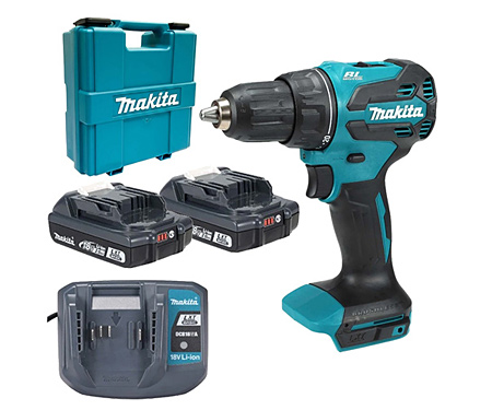 Аккумуляторная дрель-шуруповерт MAKITA DDF490WVE