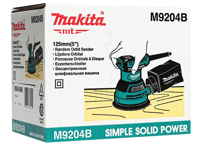 Эксцентриковая шлифмашина MAKITA M9204B