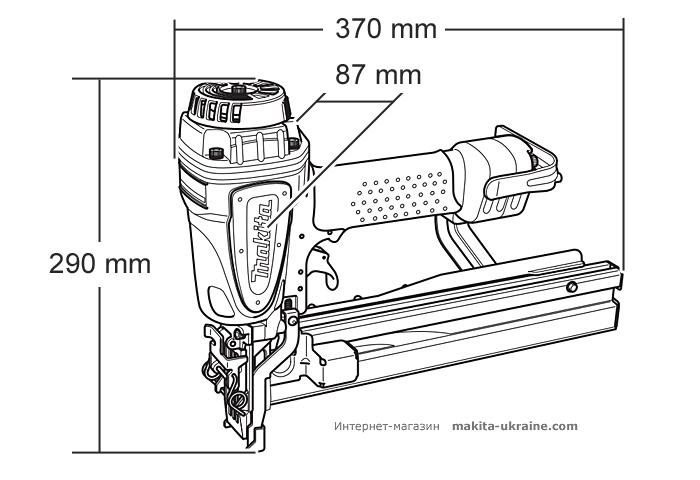 Пневматический степлер MAKITA AT1150A