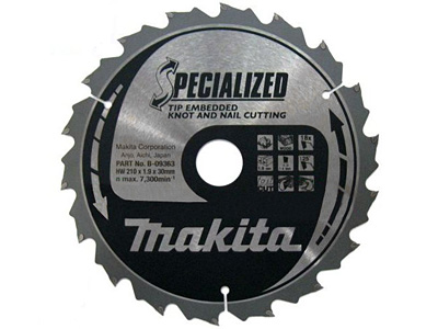 Пиляльний диск MAKITA Specialized (B-09363)