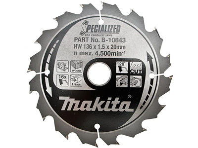 Пильный диск MAKITA Specialized  (D-10675)
