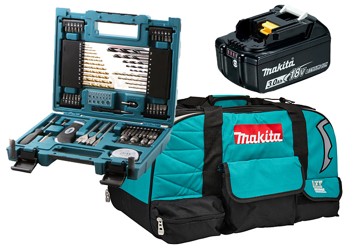 Аккумулятор + набор сверл MAKITA SET-NEWYEAR-2025-2