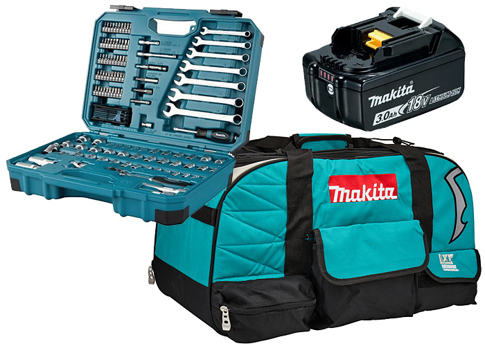 Аккумулятор + набор сверл MAKITA SET-NEWYEAR-2025-3