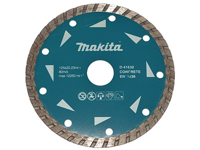 Алмазний диск MAKITA для бетона Turbo (D-52803)