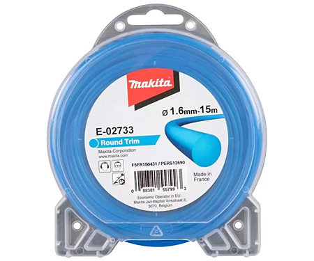 Жилка косильная круглая MAKITA E-02733