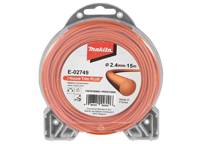 Жилка косильная круглая MAKITA E-02749