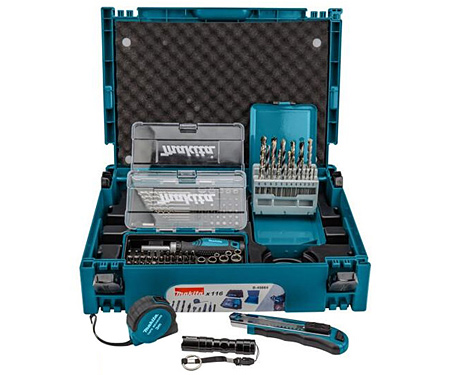 Набір біт, свердл та головок MAKITA B-49884