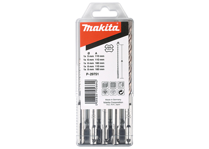 Набор буров SDS-PLUS MAKITA P-29751