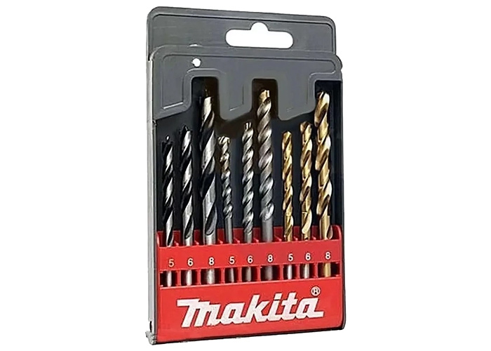 Набор сверл дерево+металл+бетон MAKITA D-30069