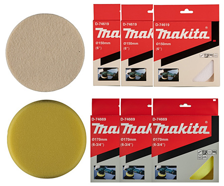 Набір полірувальних кругів MAKITA SET-Polishing150-0825