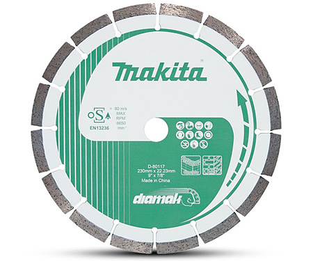 Алмазний диск Diamak по бетону MAKITA D-80117