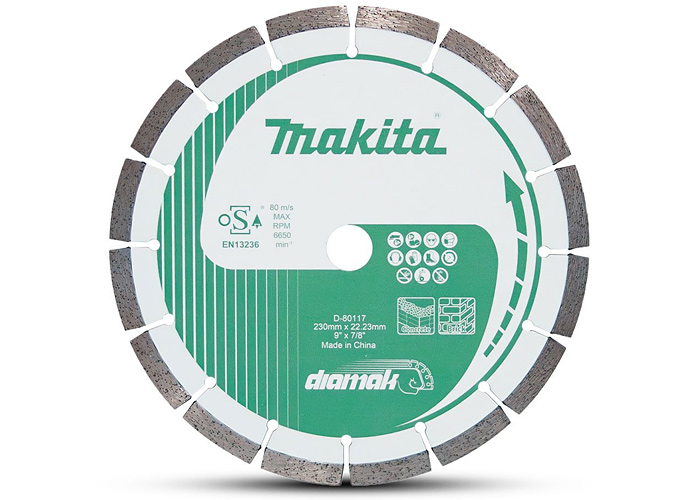 Алмазний диск Diamak по бетону MAKITA D-80117