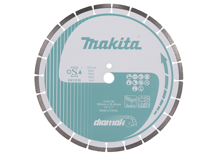 Алмазний диск по бетону MAKITA D-80139