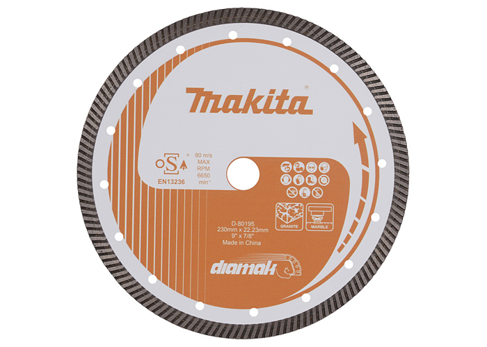 Алмазний диск по бетону та мармуру MAKITA D-80195